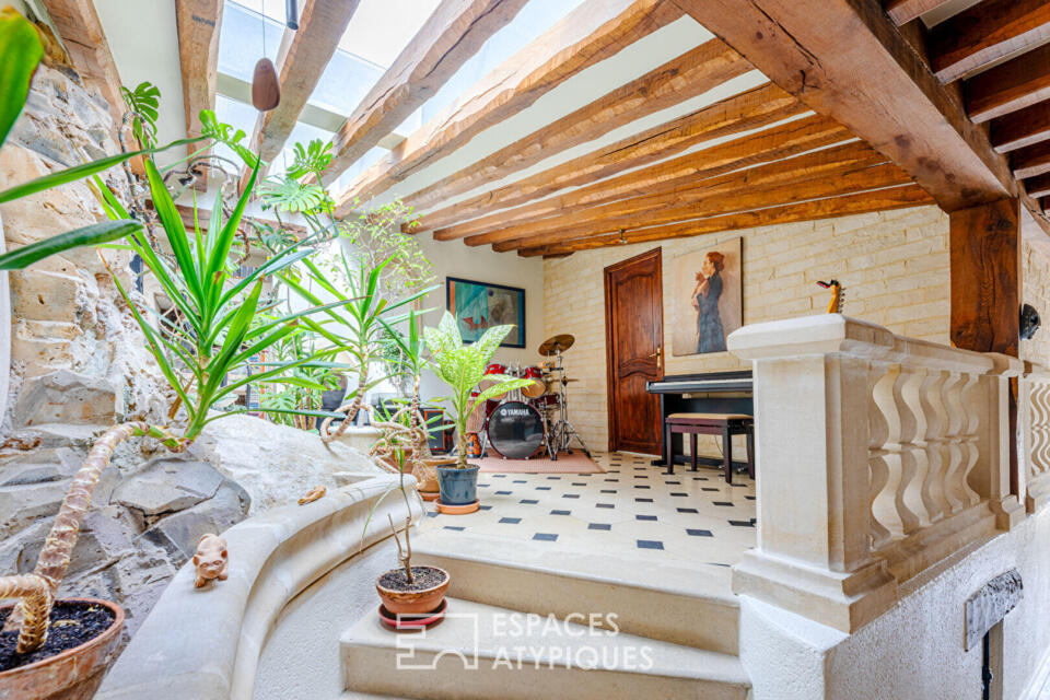 Esprit de famille et volumes inspirés à Ennery, une maison au charme d'antan