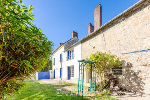 PARMAIN – MAISON DE CARACTÈRE , 5 chambres et jardin, 10 mn à pieds de L’Isle Adam