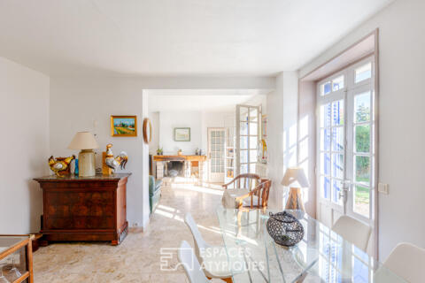 PARMAIN – MAISON DE CARACTÈRE , 5 chambres et jardin, 10 mn à pieds de L&rsquo;Isle Adam