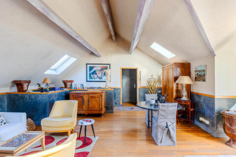 Penthouse d&rsquo;exception, panorama sur Paris et noblesse de la pierre à Saint-Prix