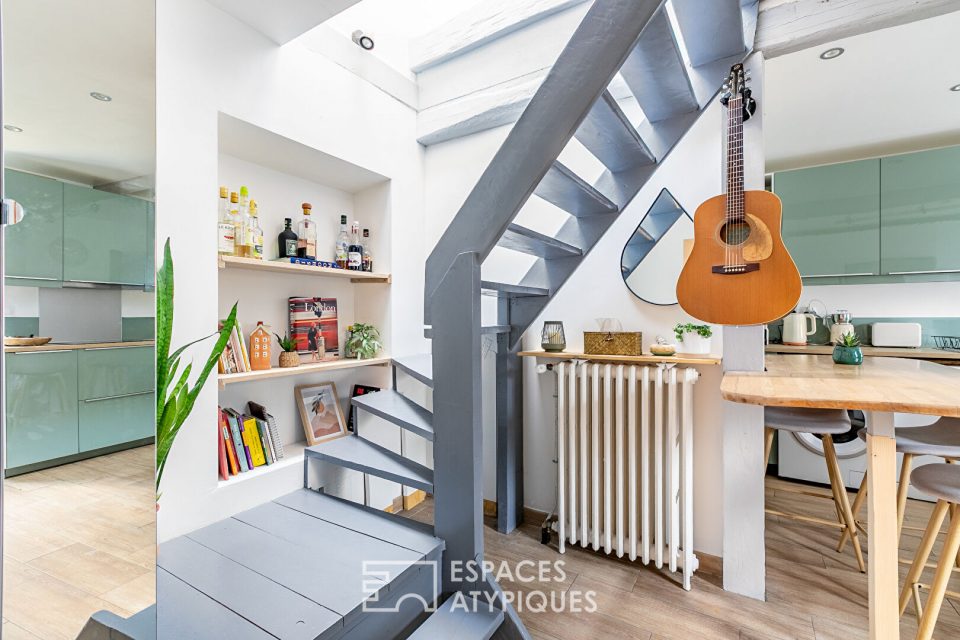 Maison de ville rénovée avec terrasse en centre ville de Crépy-en-Valois