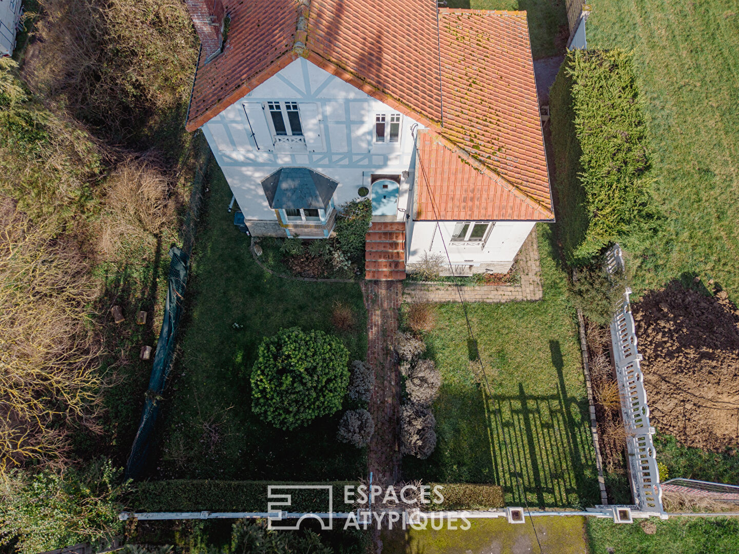 Villa balnéaire au coeur vert