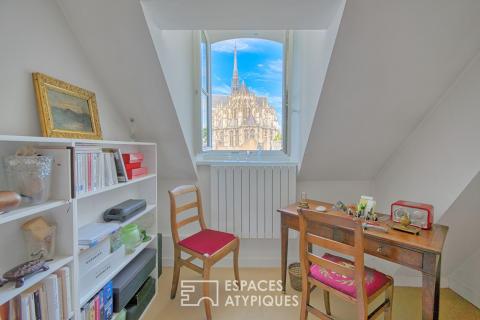 Appartement avec vue sur la Cathédrale au centre historique d&rsquo;Amiens