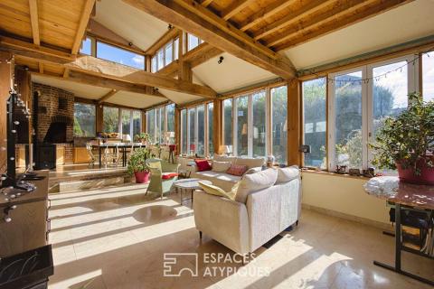 Longère de caractère entre authenticité, volumes et lumière proche Hornoy-le-Bourg