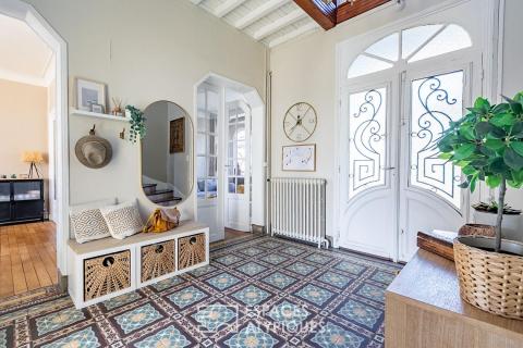 Maison de ville rénovée avec jardin, centre ville à pied