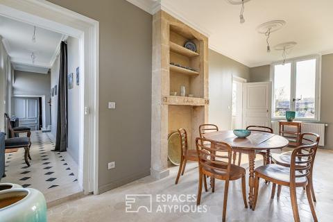 Maison de maître rénovée avec dépendance et jardin proche de Crépy-en-Valois