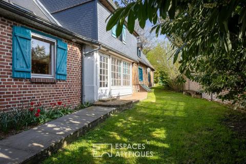 Grande longère de caractère à la campagne, ideale pour la famille