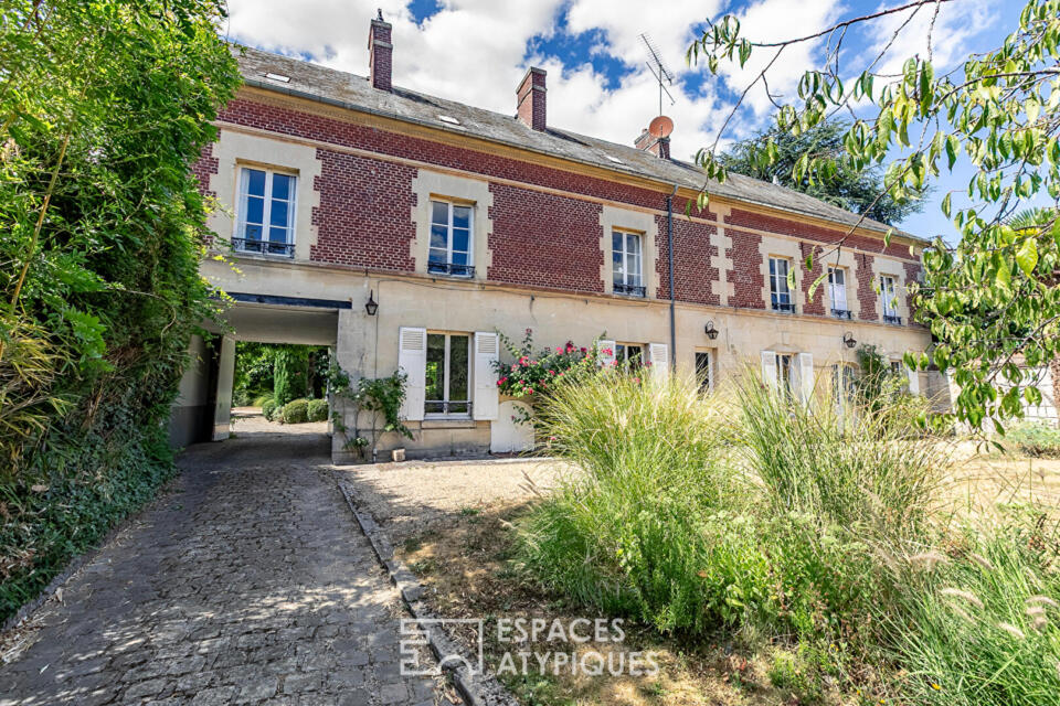 Propriété familiale avec jardin anglais et dépendance aménagée près de Gouvieux