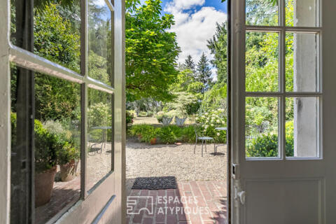 Propriété familiale avec jardin anglais et dépendance aménagée près de Gouvieux