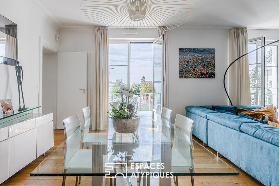 Appartement avec loggia et vue sur les monuments