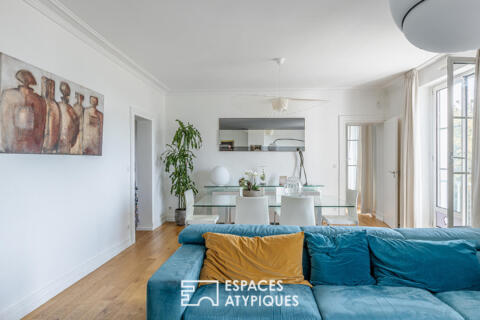 Appartement avec loggia et vue sur les monuments