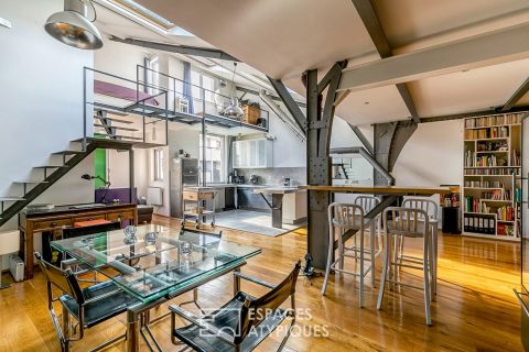 Loft d’architecte en dernier étage