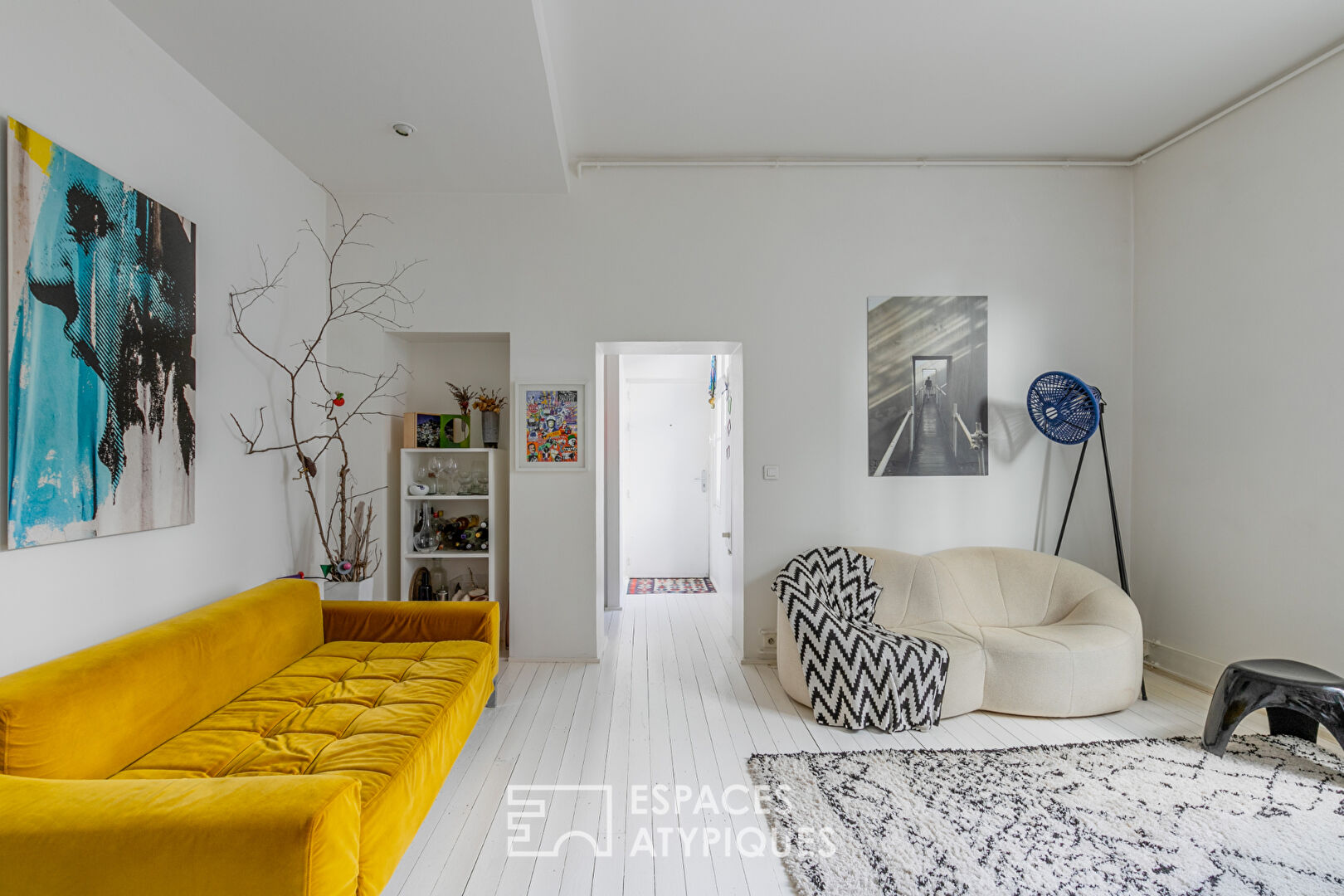 Appartement à l’esprit parisien revisité aux Arts et Métiers