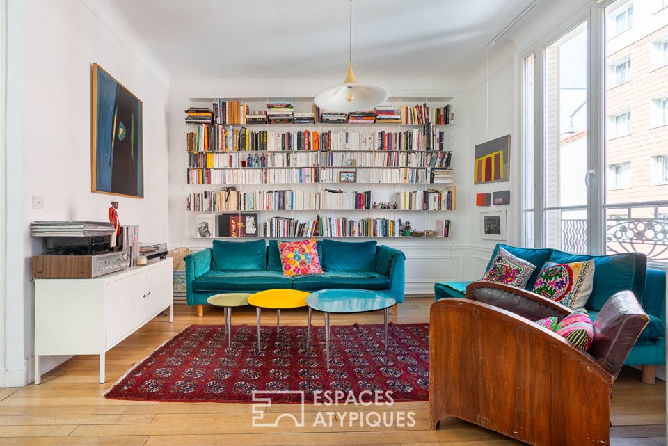 Duplex traversant au dernier étage