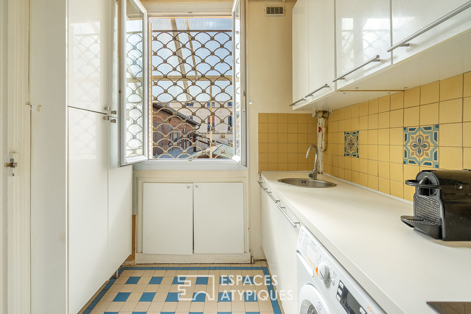 Duplex traversant au dernier étage