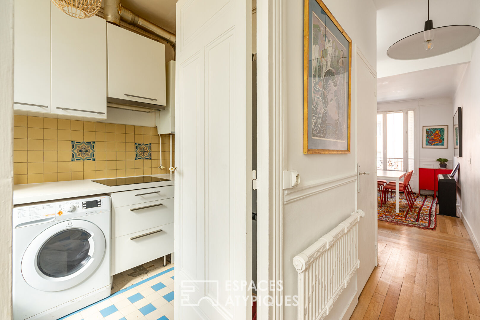 Duplex traversant au dernier étage