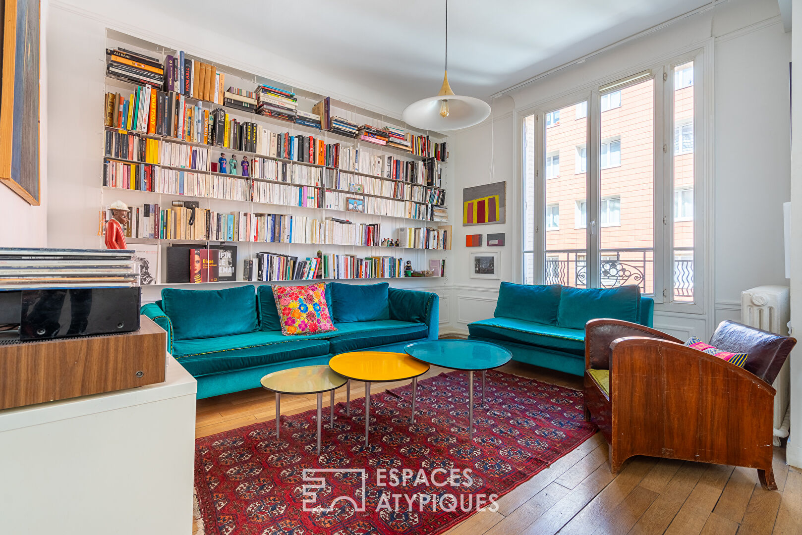 Duplex traversant au dernier étage