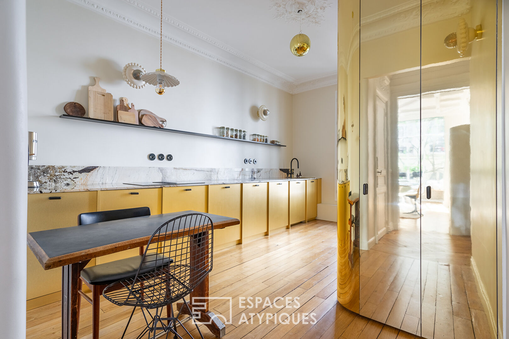 Appartement de caractère rénové par architecte