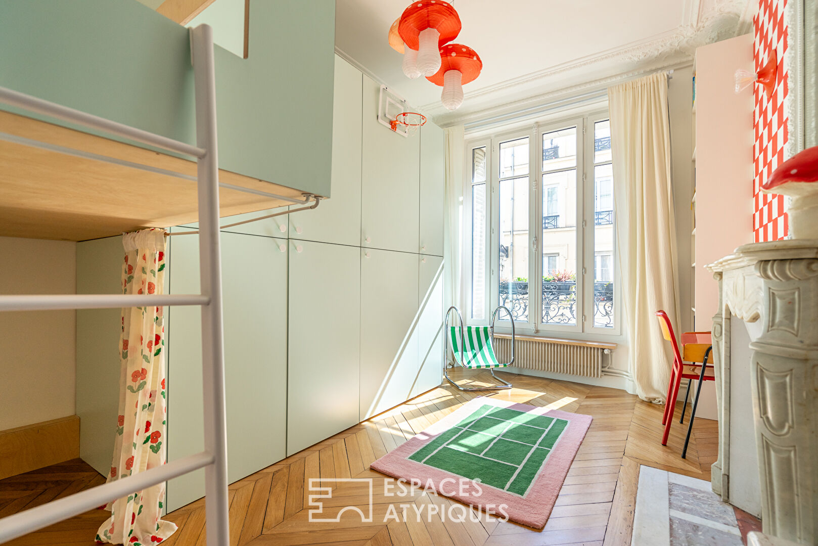 Appartement de caractère rénové par architecte