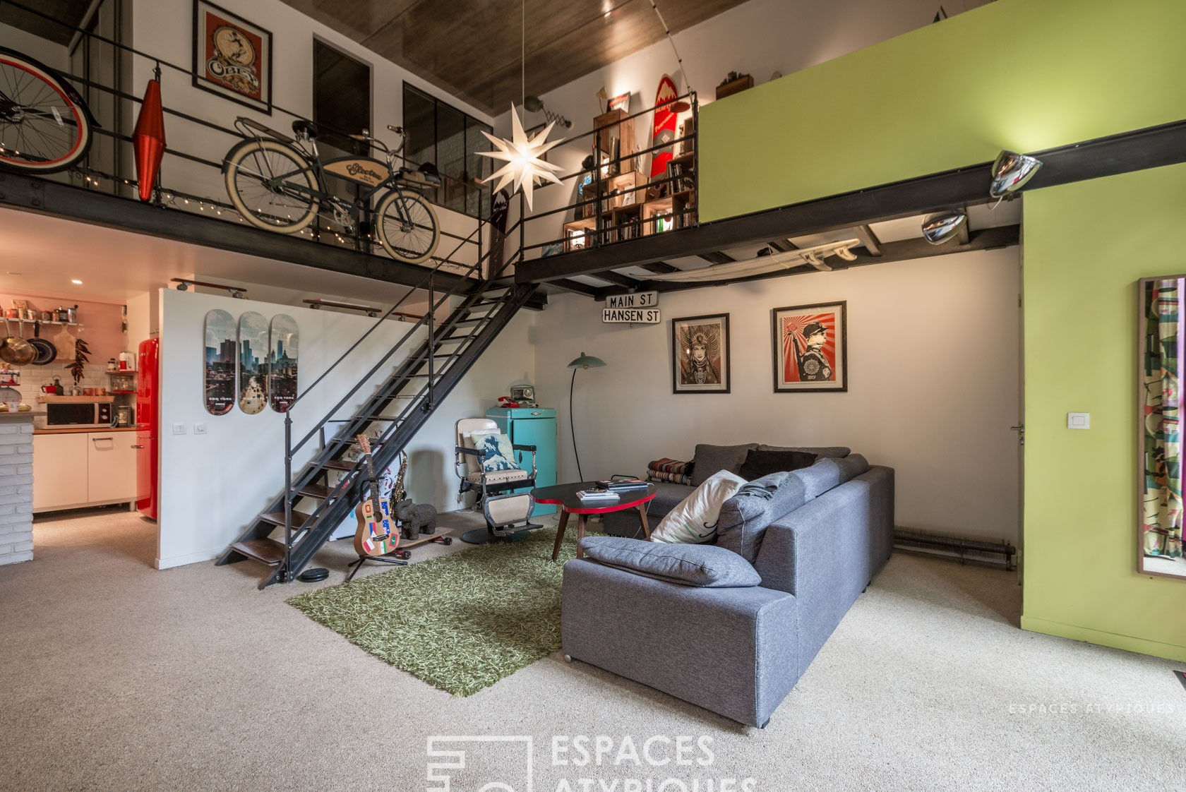 Loft en duplex dans usine réhabilitée