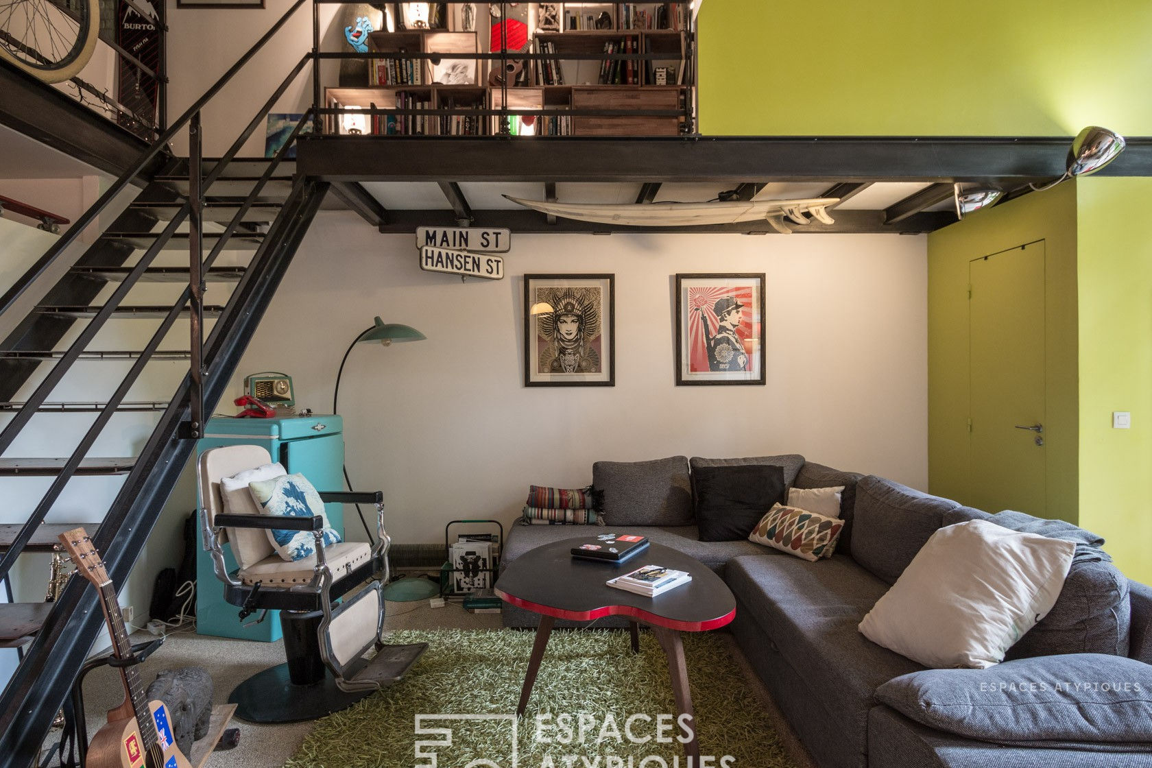 Loft en duplex dans usine réhabilitée