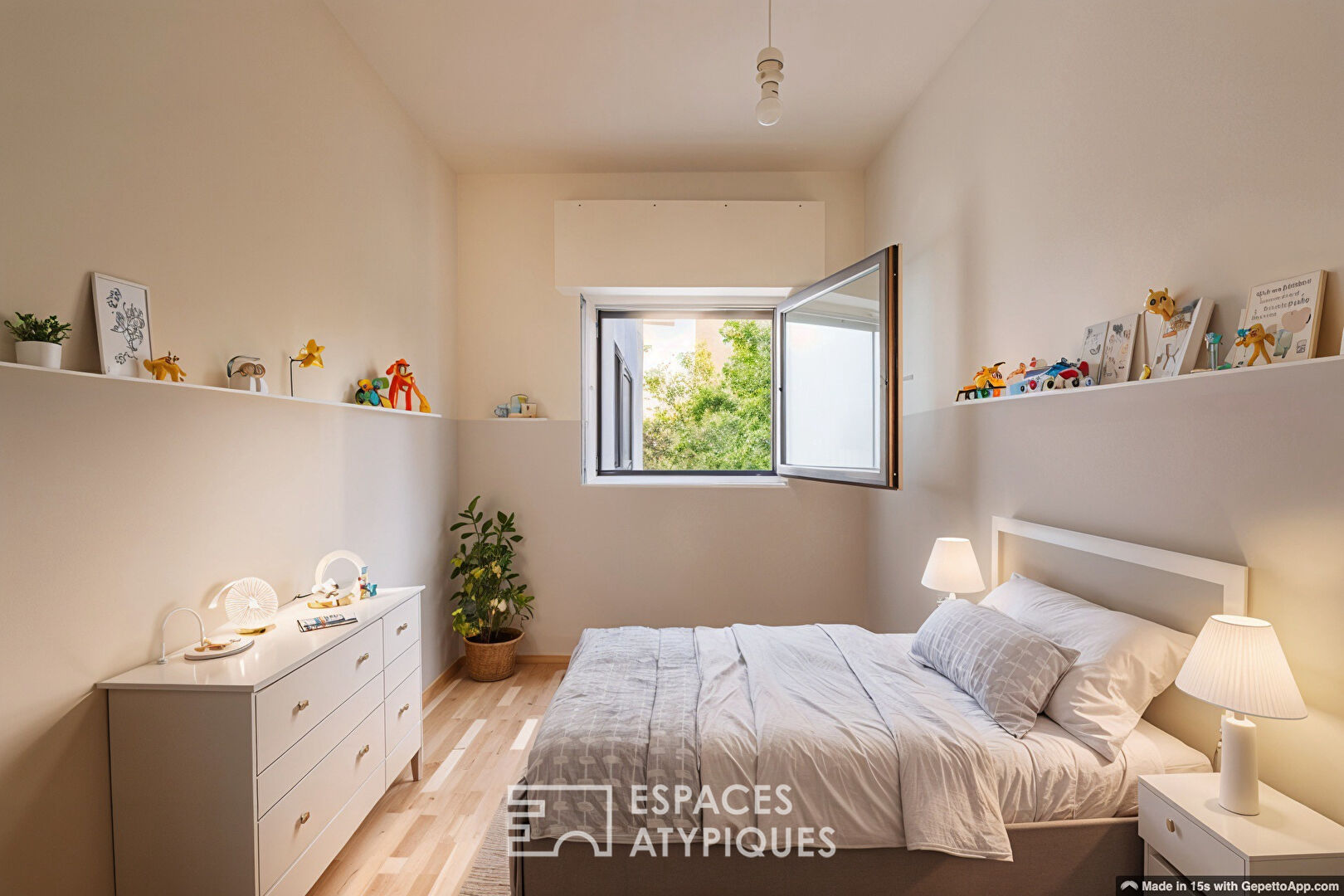 Appartement familiale sur le bassin de la Villette