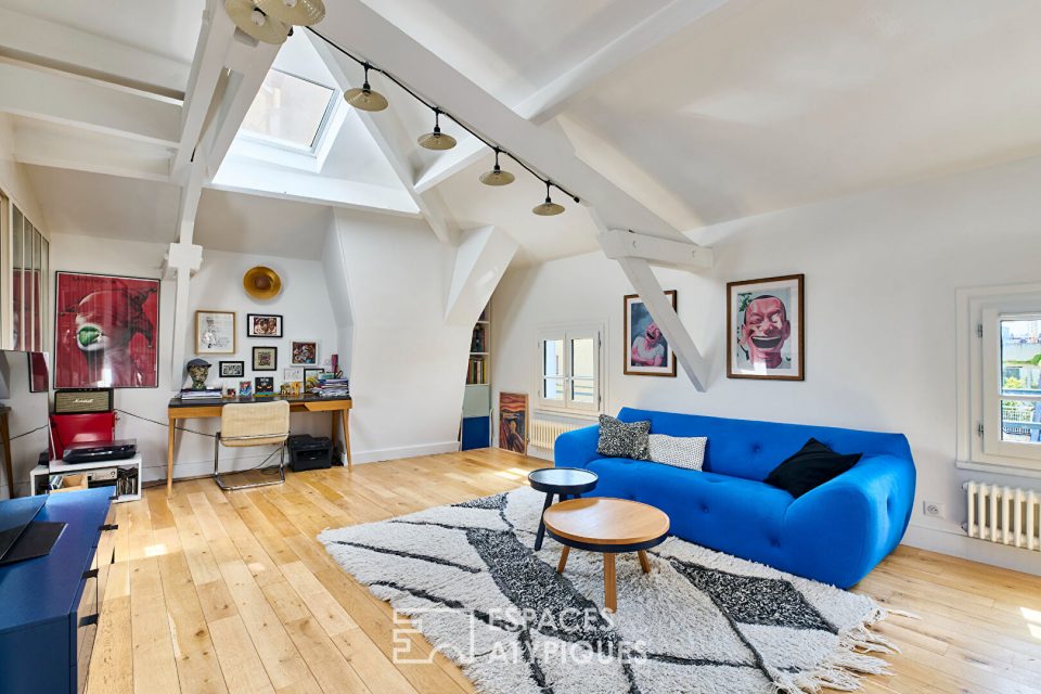 Écrin lumineux repensé par architecte au coeur de Ménilmontant