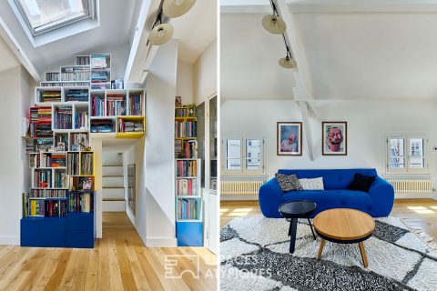 Écrin lumineux repensé par architecte au coeur de Ménilmontant
