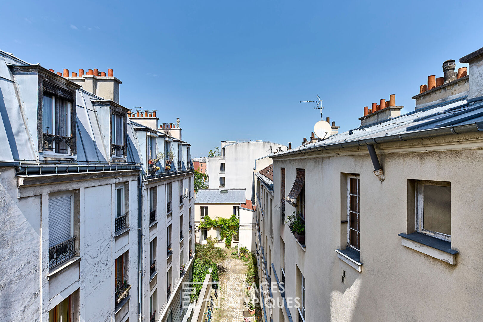 Écrin lumineux repensé par architecte au coeur de Ménilmontant