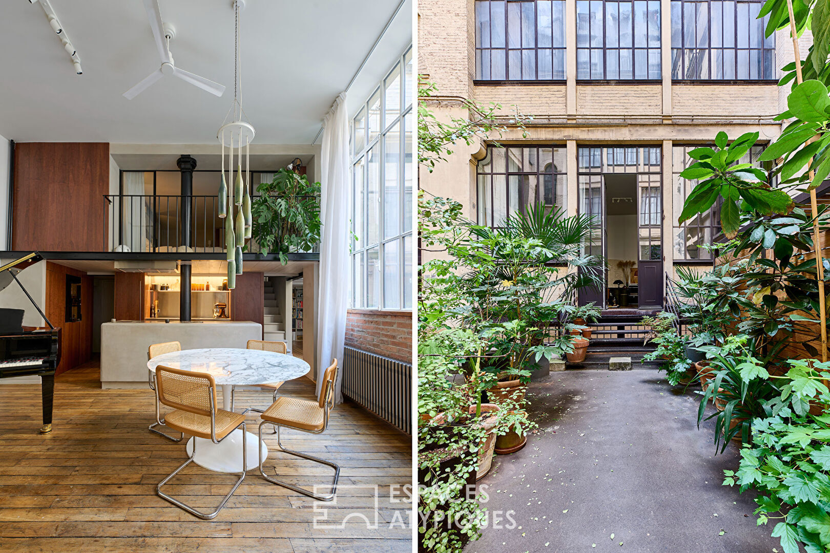 Loft d’architecte au calme sur cour