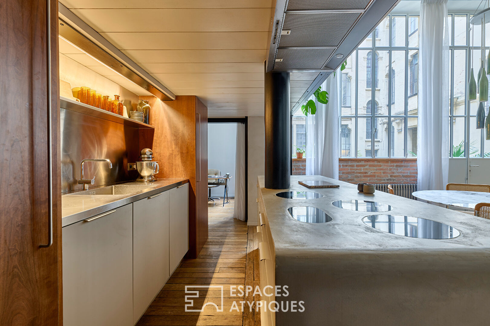 Loft d’architecte au calme sur cour