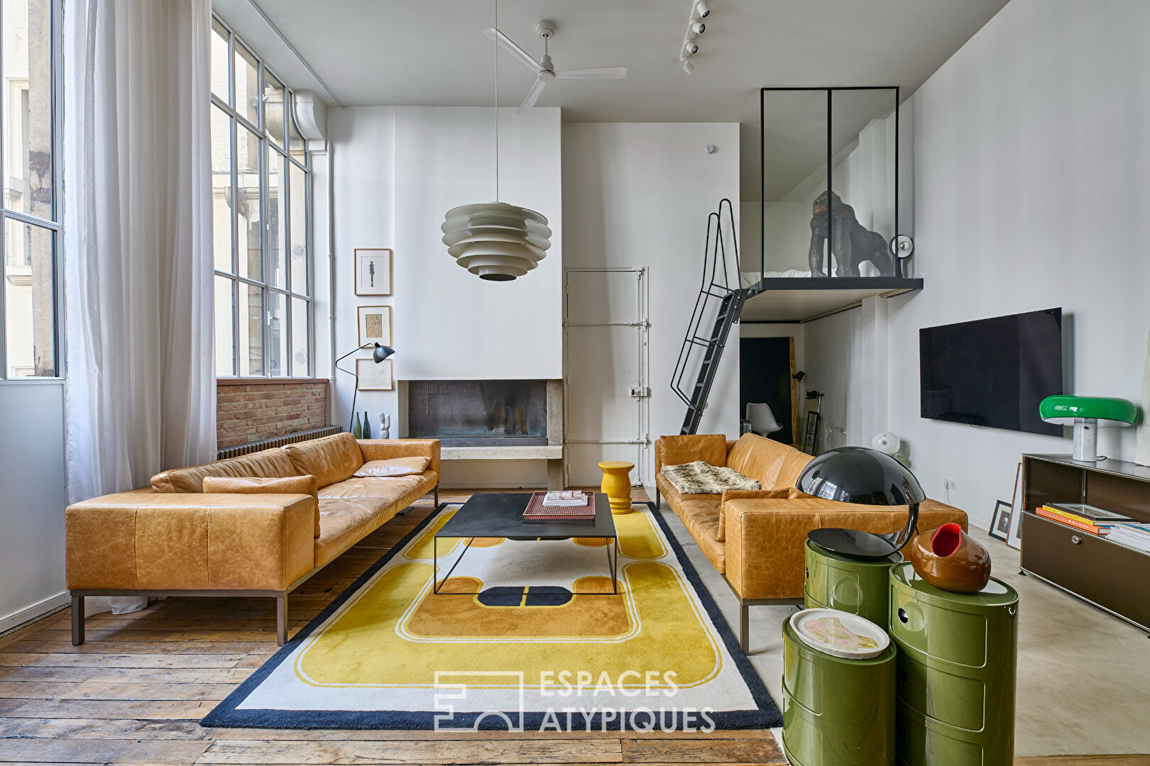 Loft d’architecte au calme sur cour