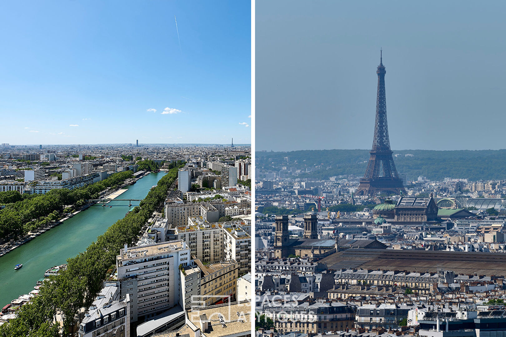Bassin de la Villette – dernier étage familial avec vue panoramique