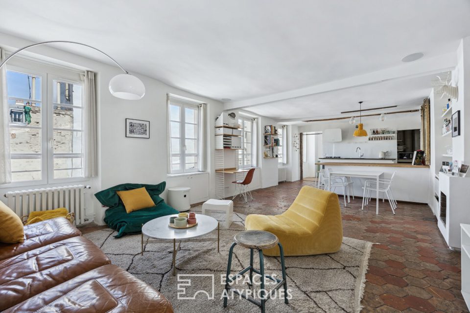 Duplex lumineux au dernier étage