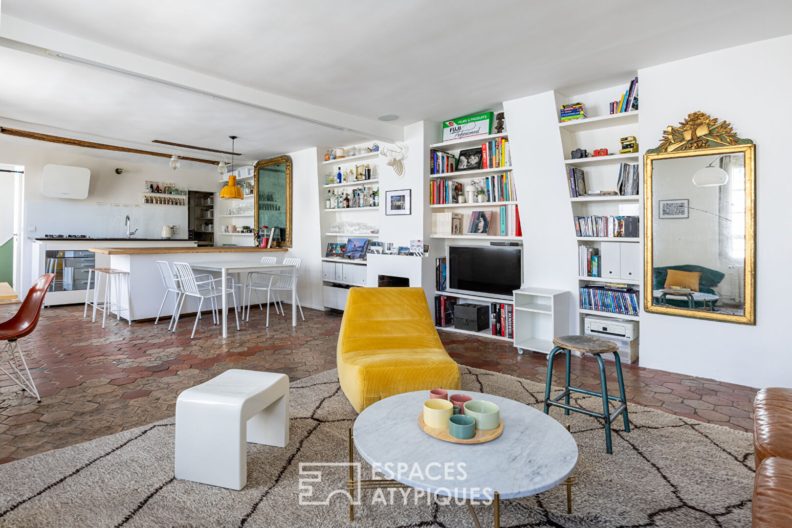 Duplex lumineux au dernier étage