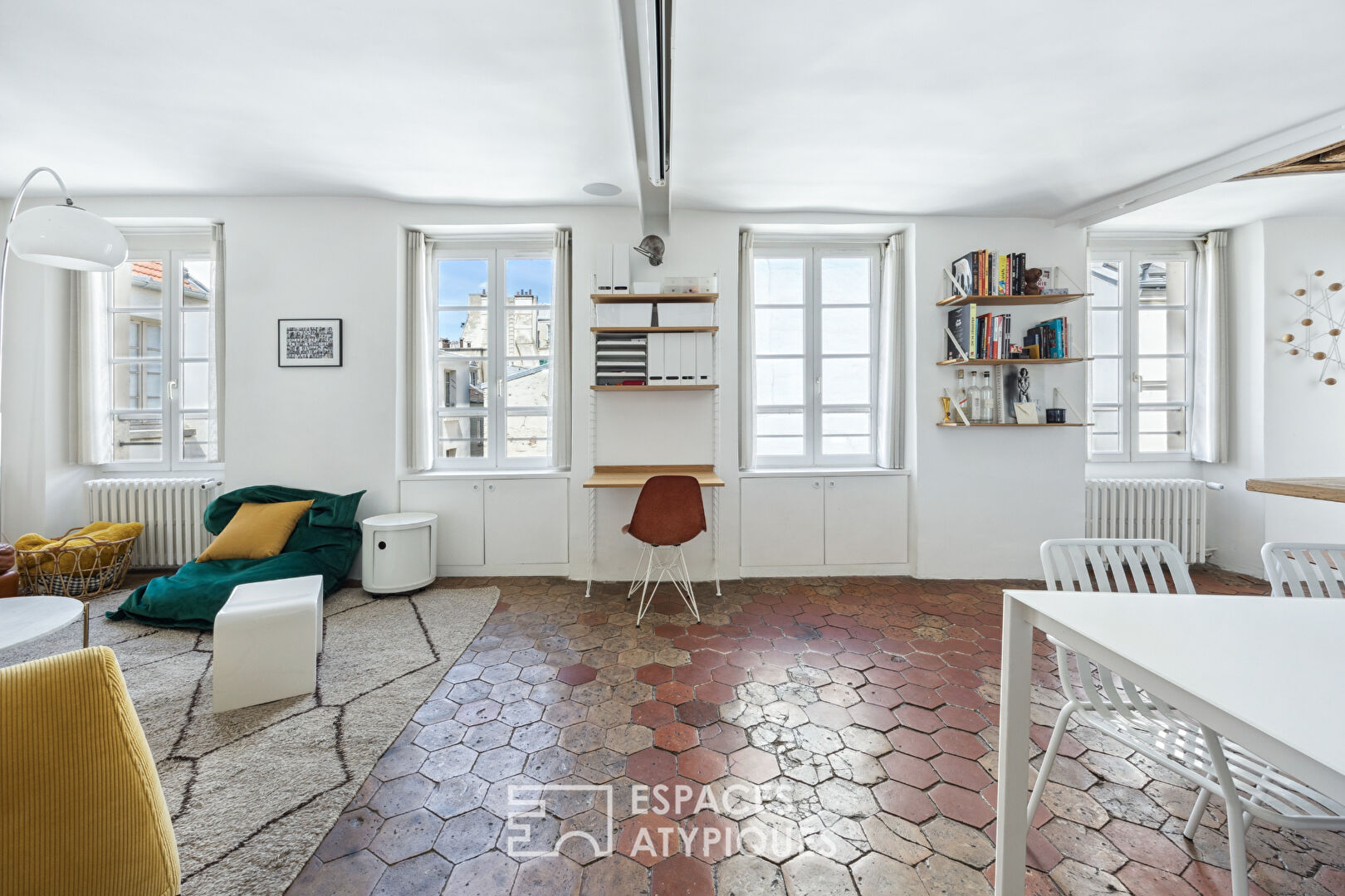 Duplex lumineux au dernier étage