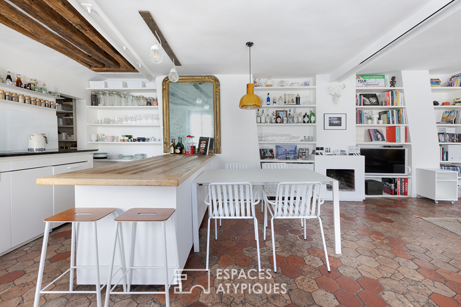 Duplex lumineux au dernier étage