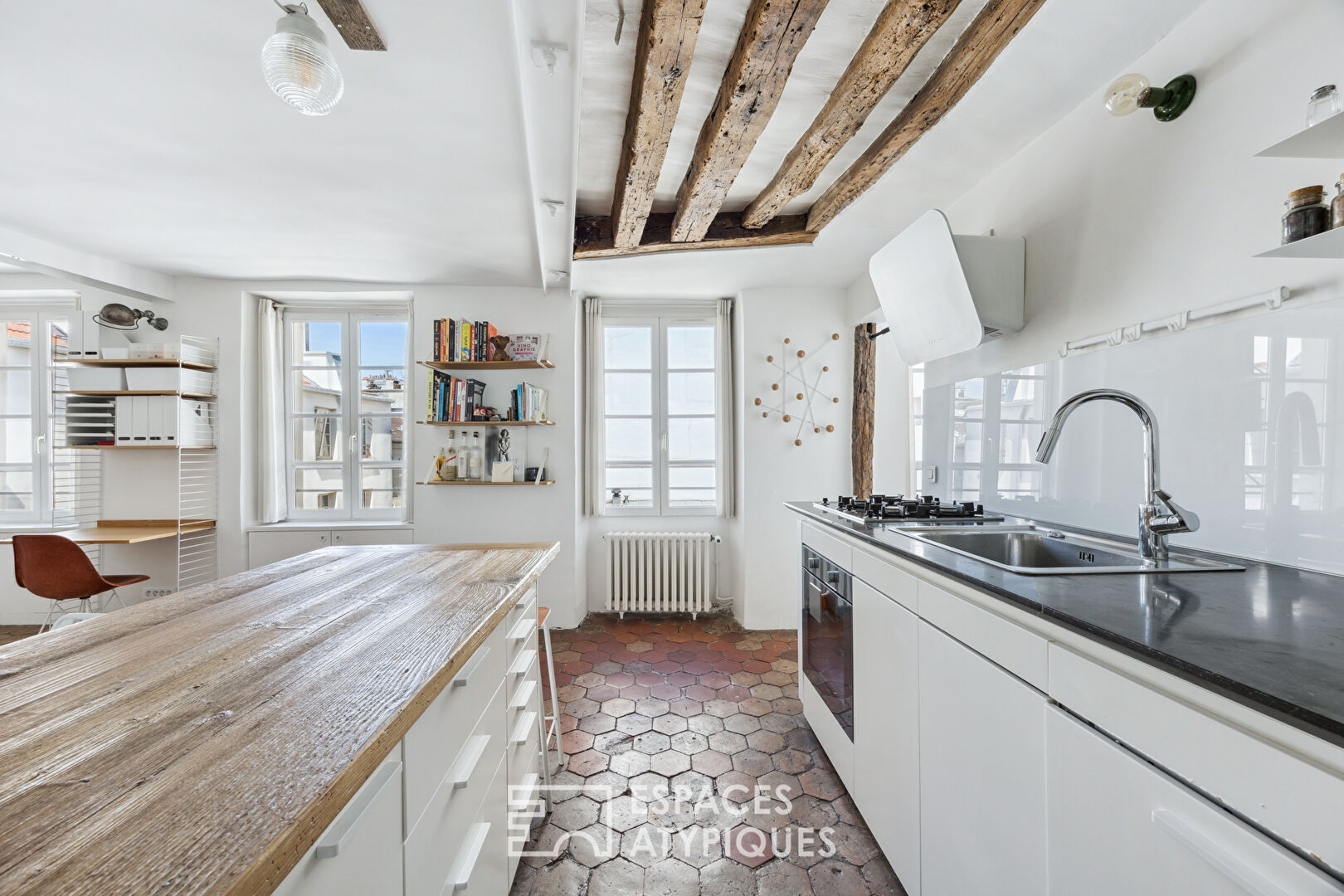 Duplex lumineux au dernier étage