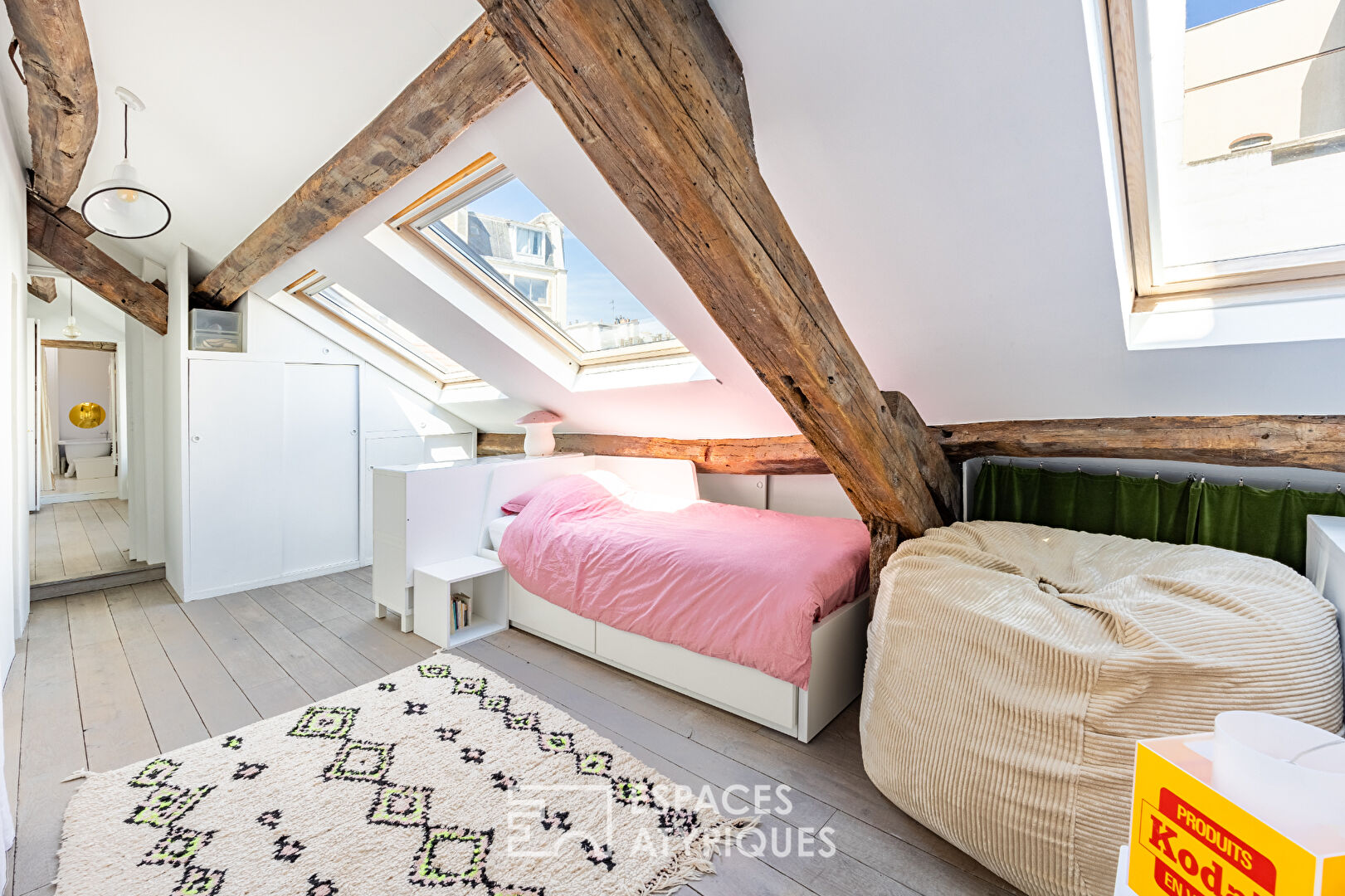 Duplex lumineux au dernier étage