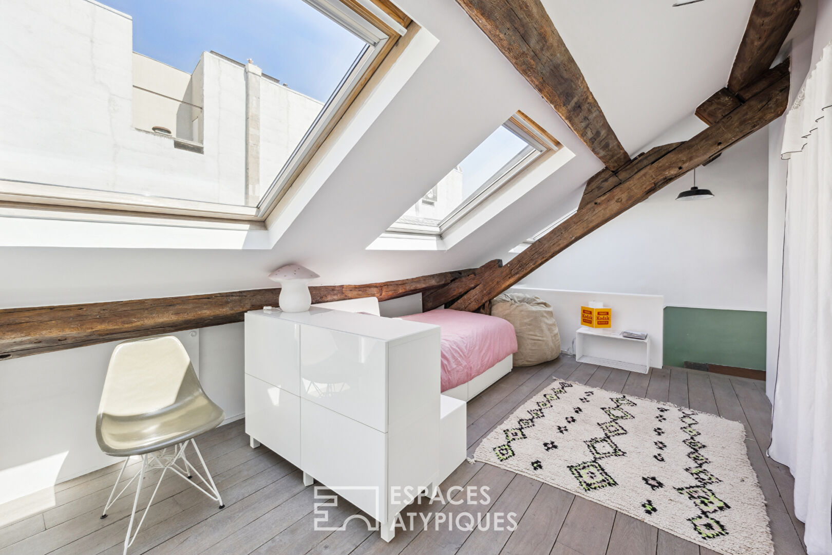 Duplex lumineux au dernier étage