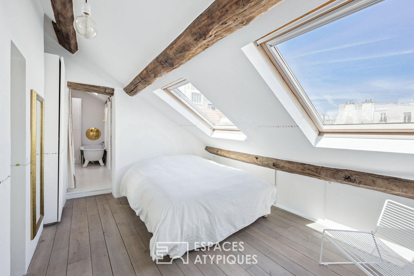 Duplex lumineux au dernier étage