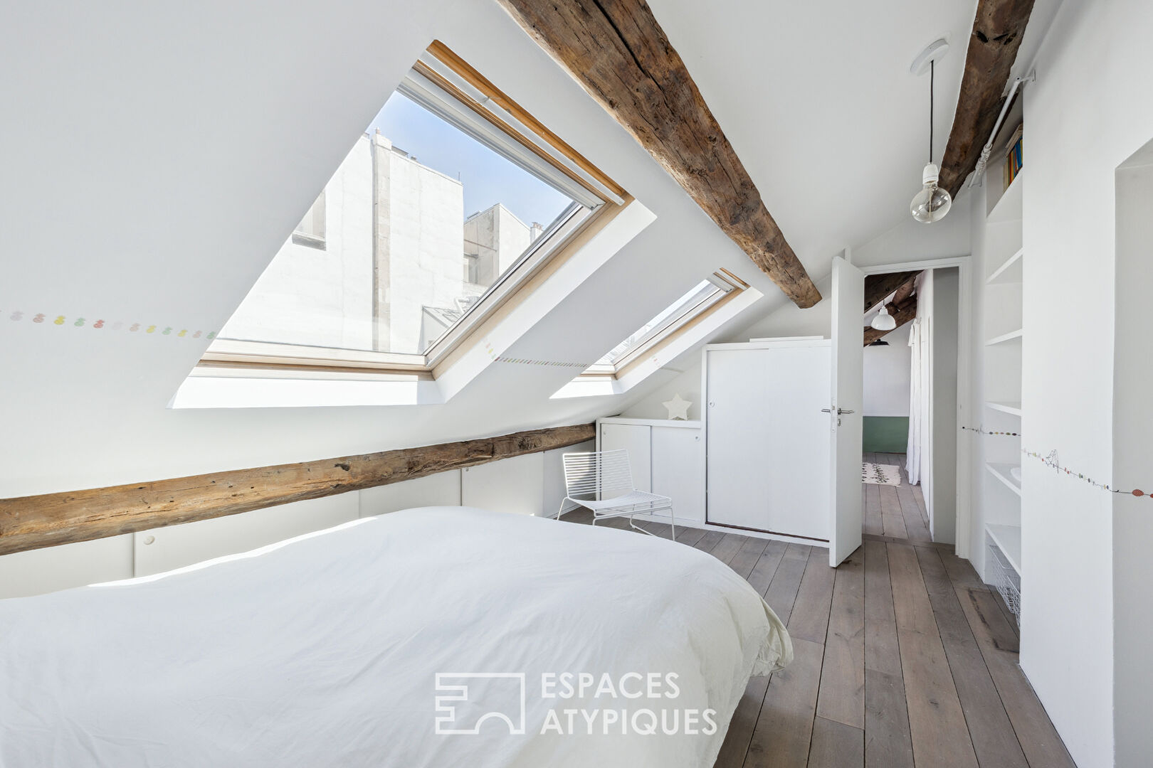 Duplex lumineux au dernier étage
