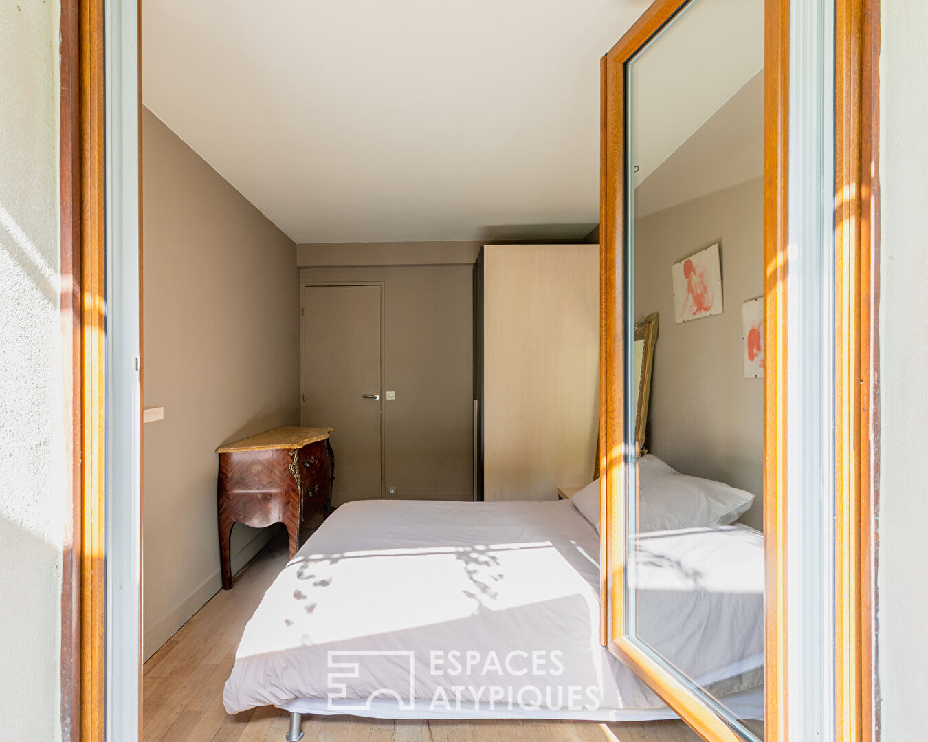 Appartement traversant avec jardin aux buttes Chaumont