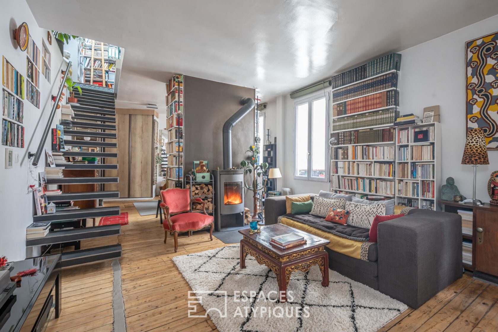 Duplex and studio on the top floor