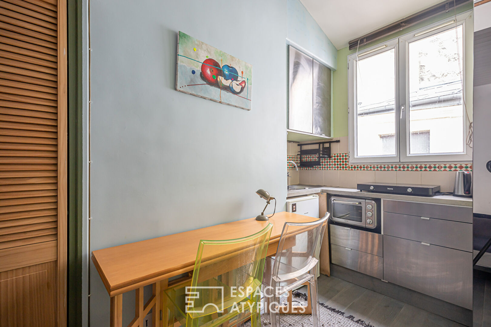 Duplex and studio on the top floor