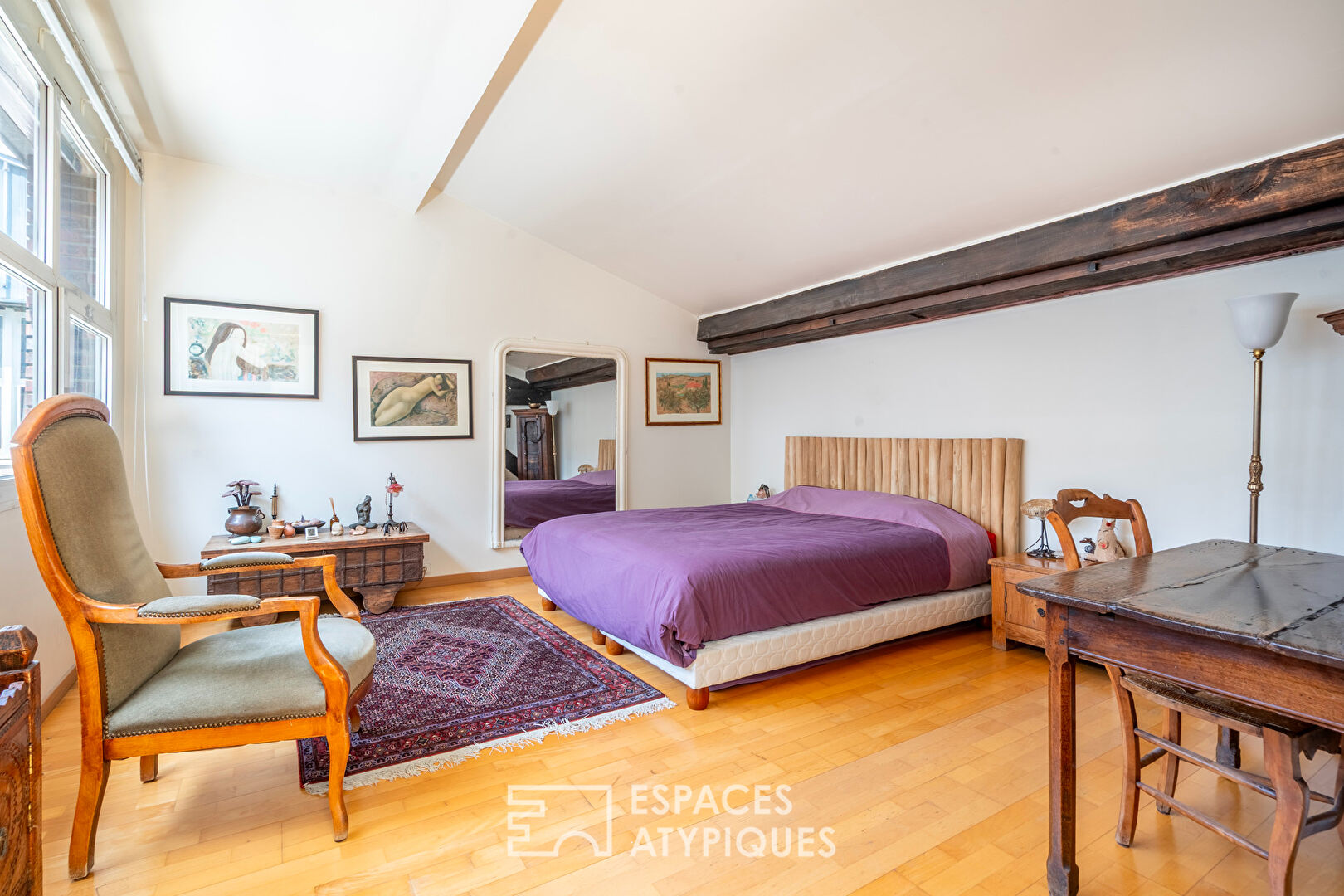 Triplex with shared terrace in a former coaching inn
