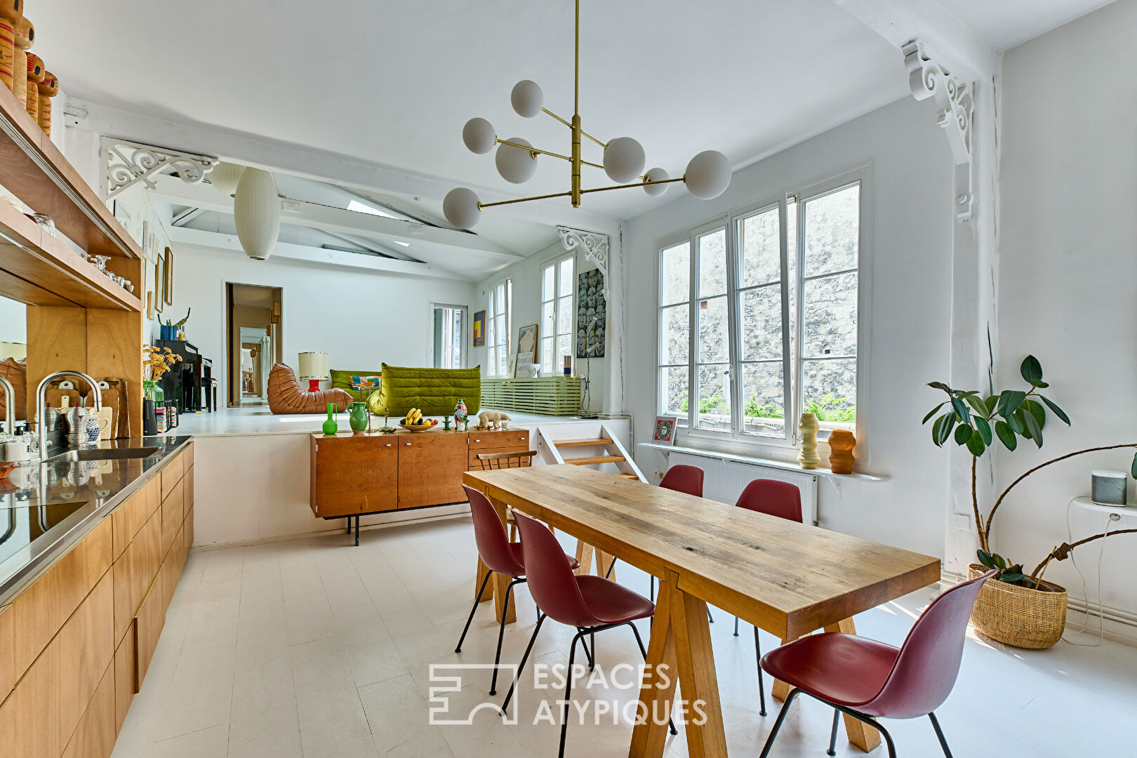 Loft d’exception caché sous les toits de Paris