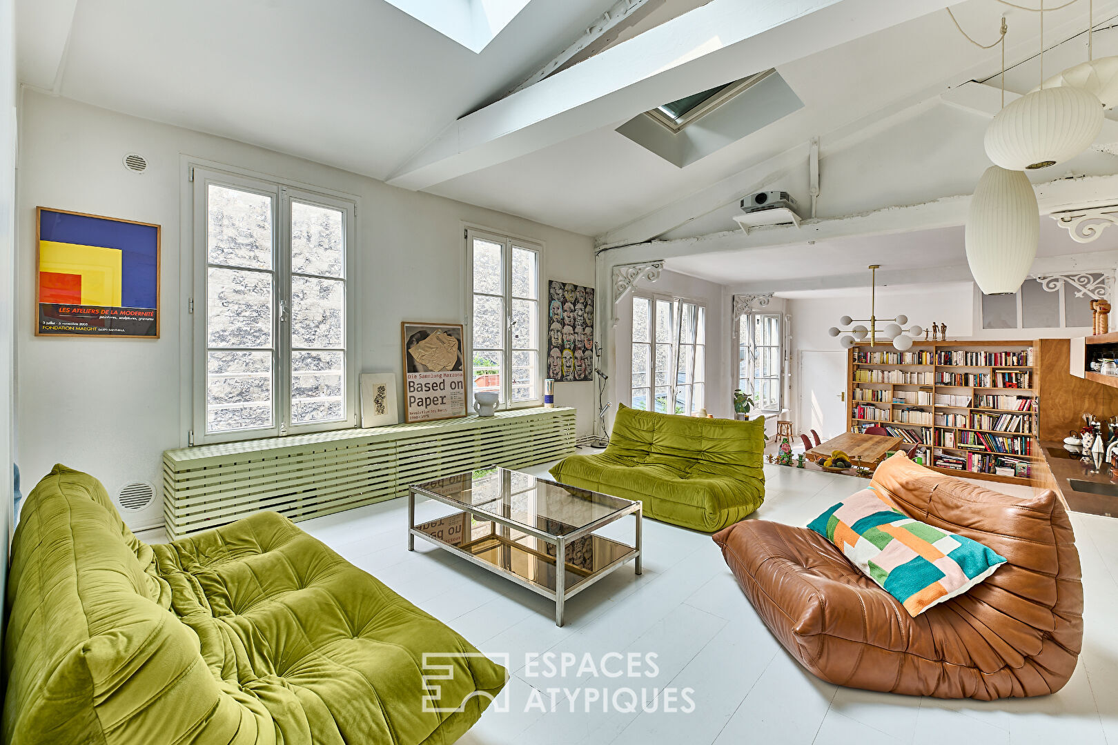 Loft d’exception caché sous les toits de Paris