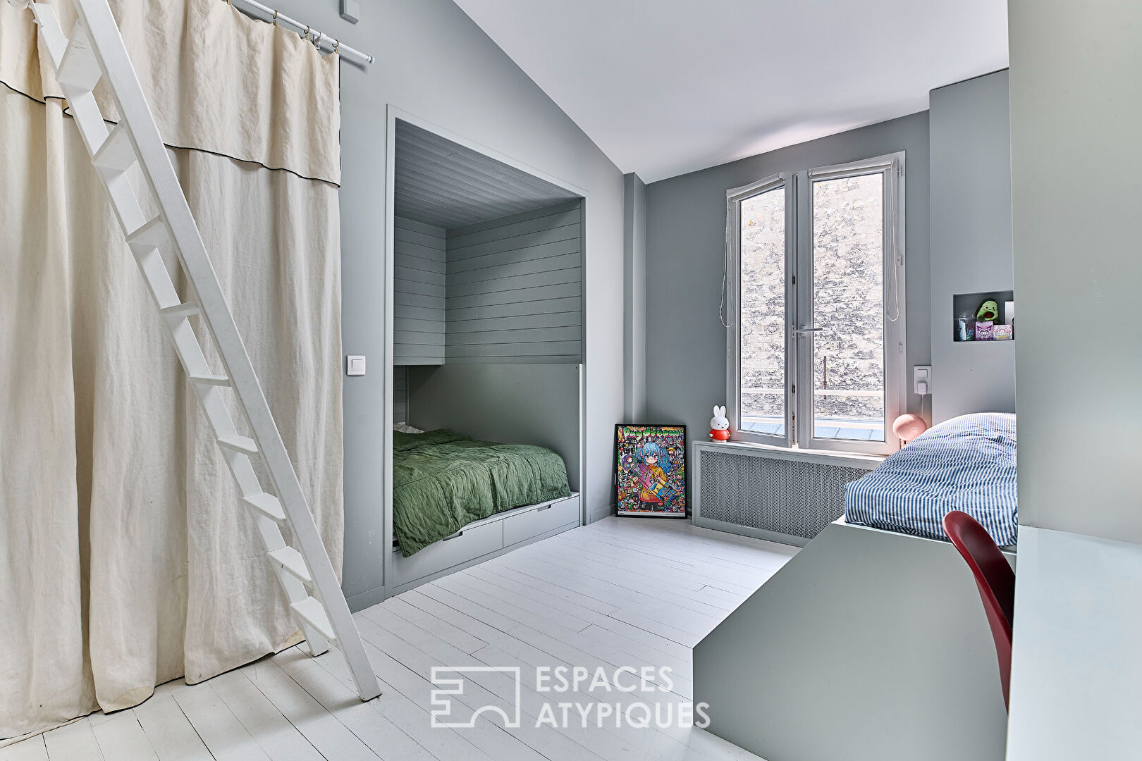 Loft d’exception caché sous les toits de Paris