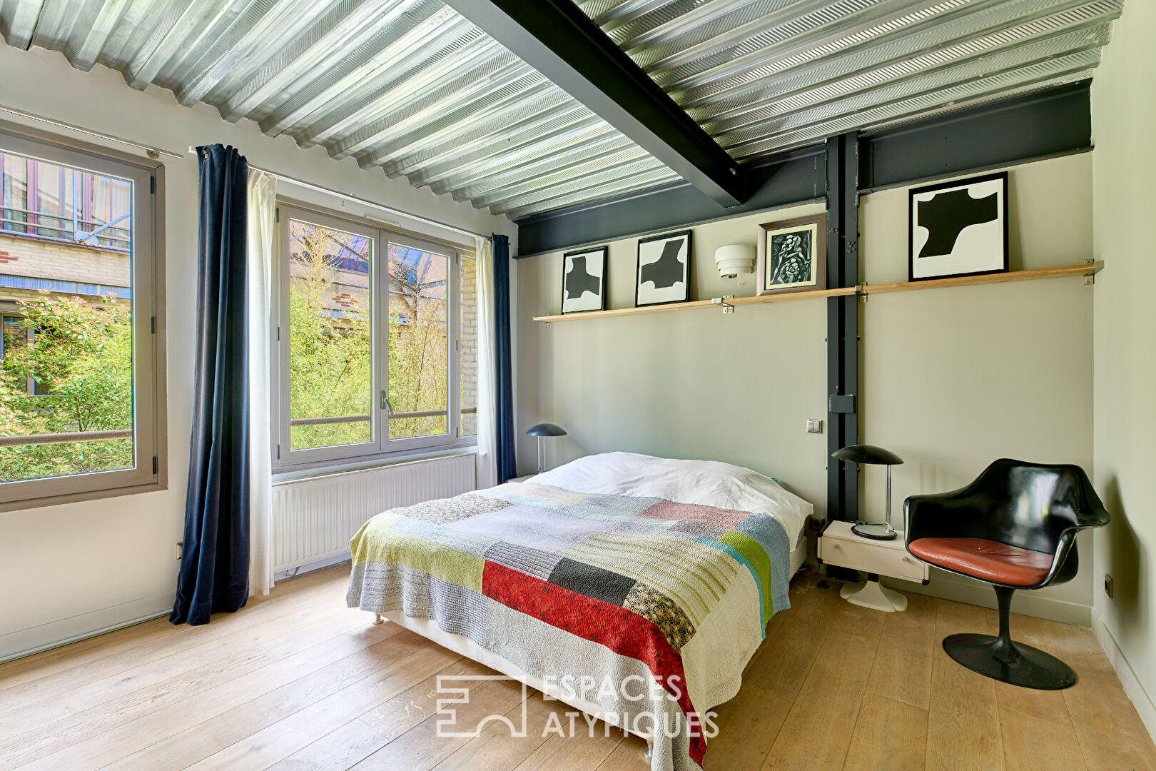 Maison-loft avec deux terrasses